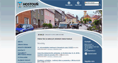 Desktop Screenshot of hostoun.cz